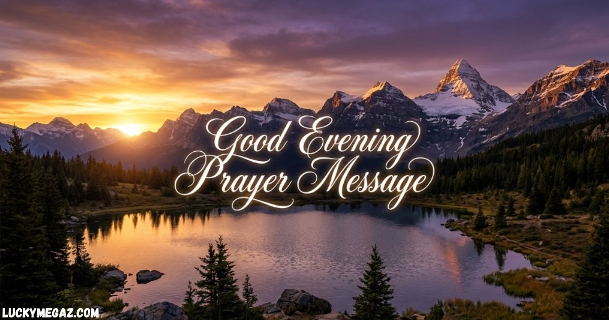 Good Evening Prayer Message
