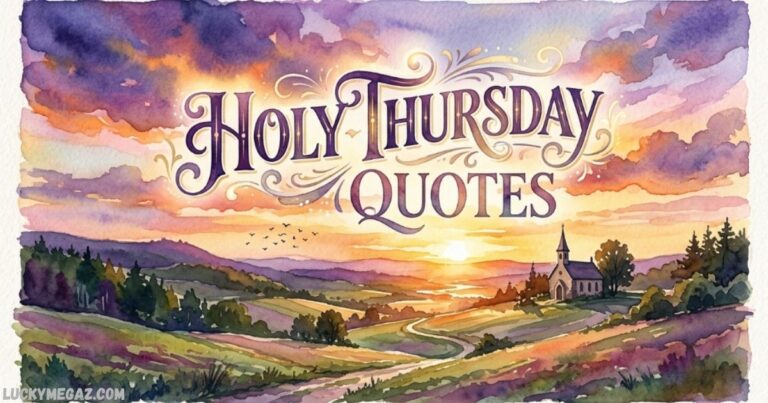 Holy Thursday Quotes