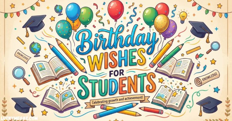 birthday wishes for students