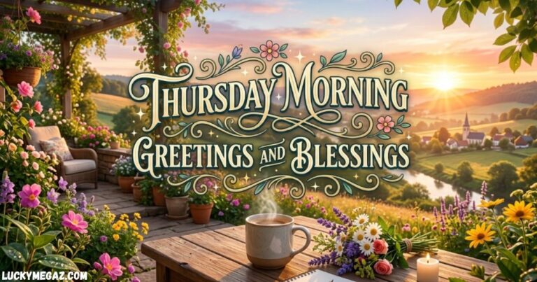 Thursday Morning Greetings and Blessings