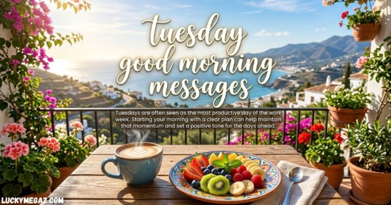 Tuesday Good Morning Messages