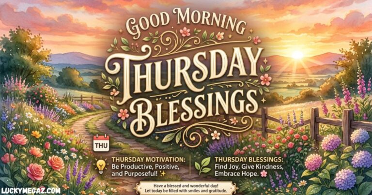 Good Morning Thursday Blessings