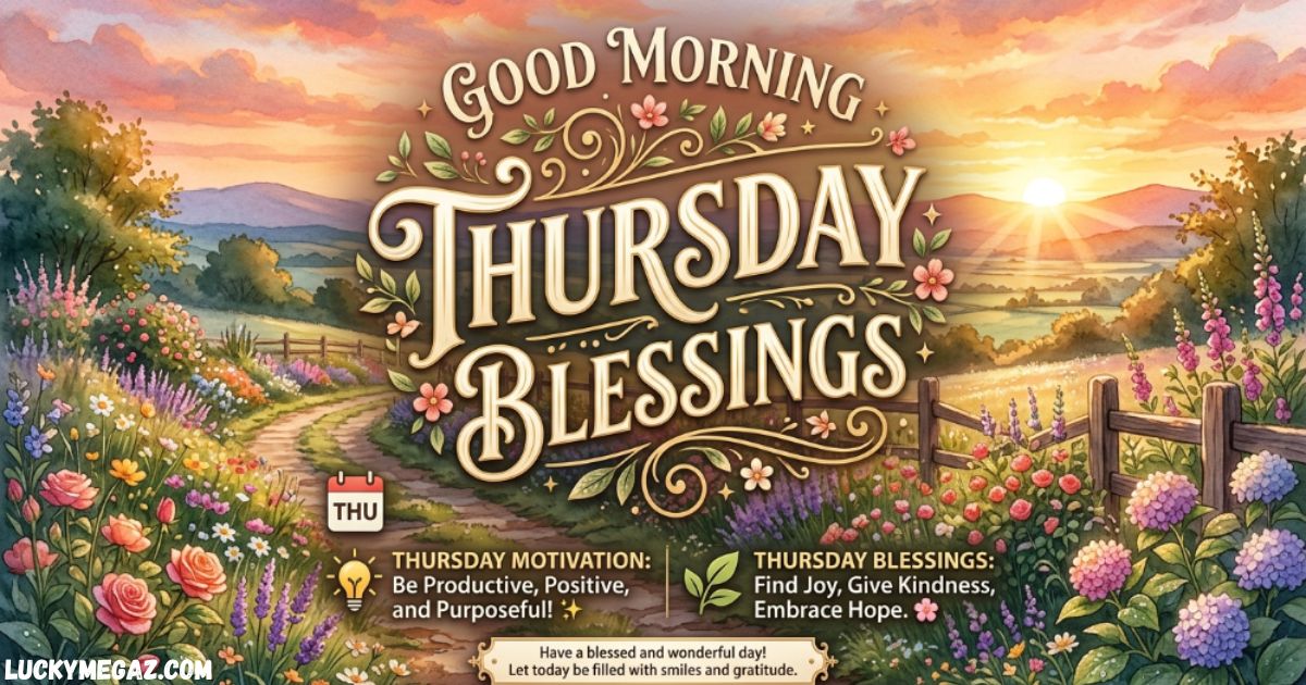Good Morning Thursday Blessings