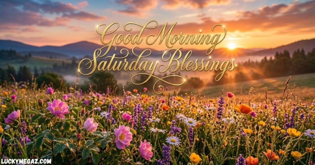 Beautiful Good Morning Saturday Blessings with Good Morning Saturday Blessings