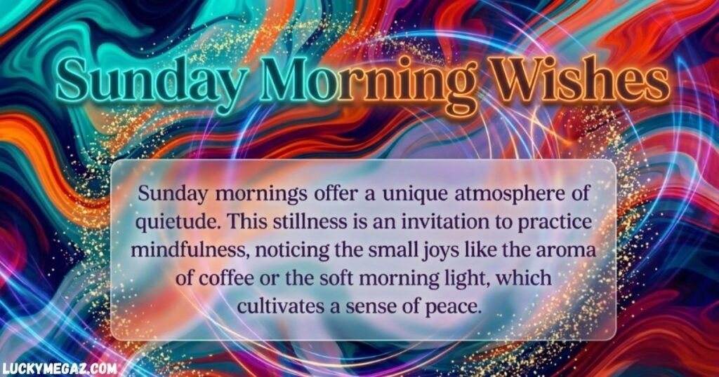 Beautiful Good Morning Sunday Blessings with Sunday Morning Wishes