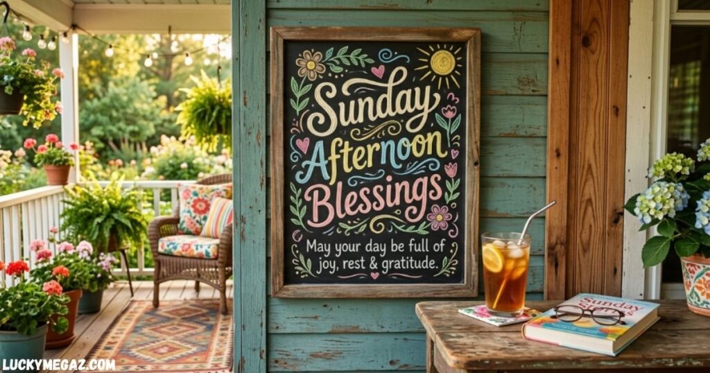 Beautiful Sunday Afternoon Blessings with Sunday Afternoon Blessings