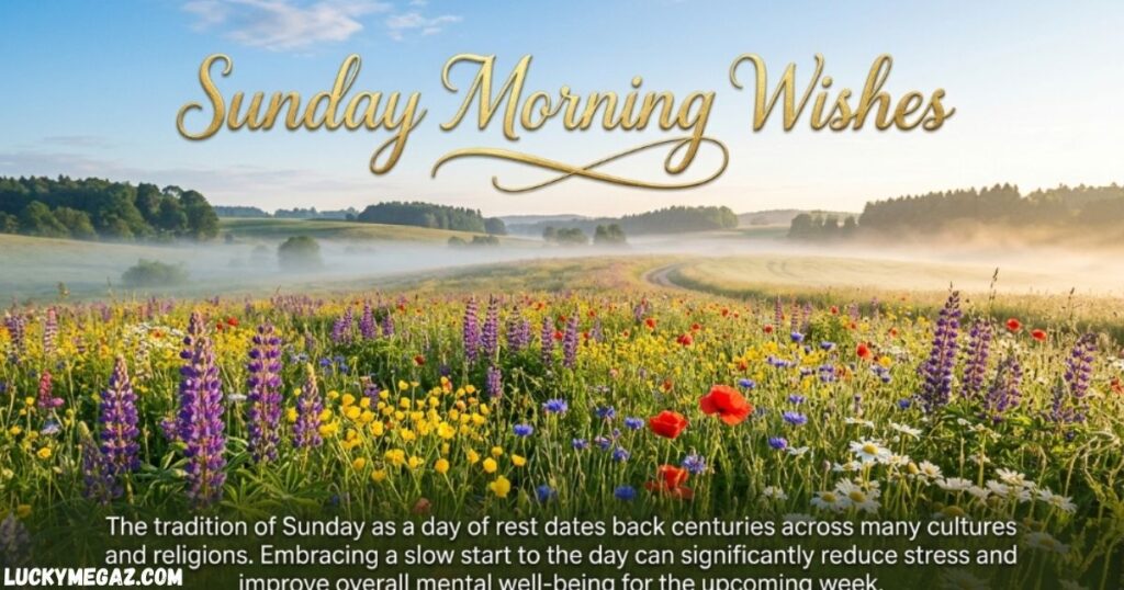 Blessed Sunday Morning with Sunday Morning Wishes
