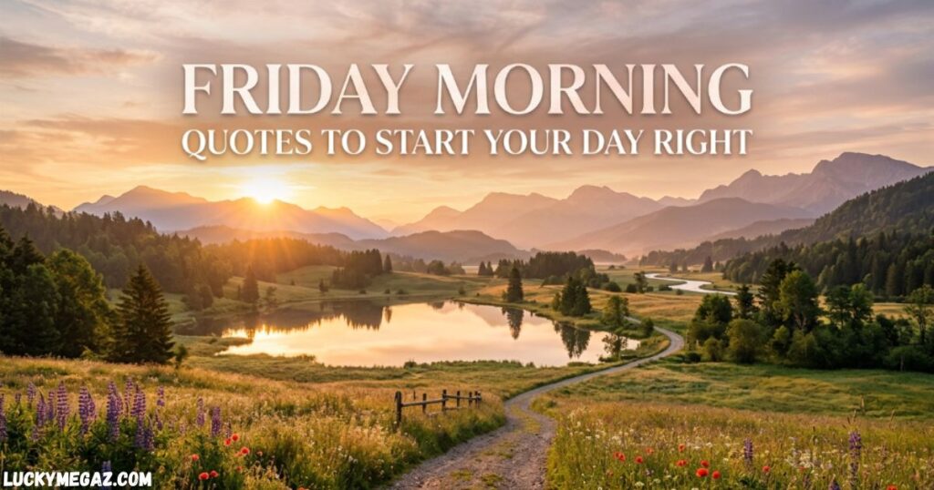 Friday Morning Quotes to Start Your Day Right – Positive Morning Inspiration