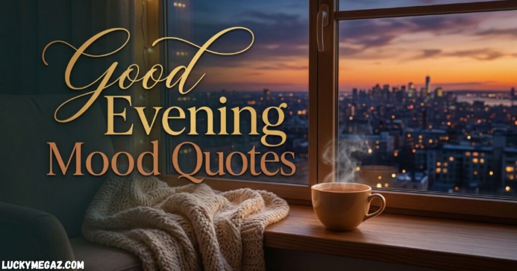 Good Evening Mood Quotes with evening wishes