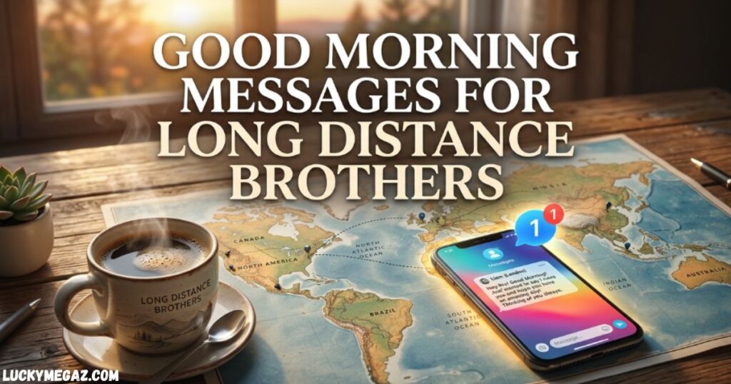Good Morning Messages for Long Distance Brothers with far brothers