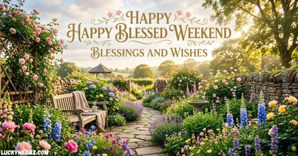HAPPY BLESSED WEEKEND BLESSINGS AND WISHES WITH WEEKEND BLESSINGS