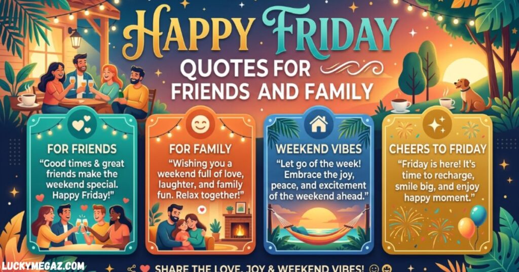 HAPPY FRIDAY QUOTES FOR FRIENDS AND FAMILY WITH FRIDAY BLESSINGS