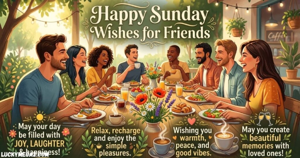 Happy Sunday Wishes for Friends with Beautiful Sunday Wishes
