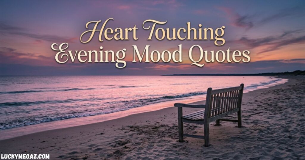 Heart Touching Evening Mood Quotes with evening quotes and blessings