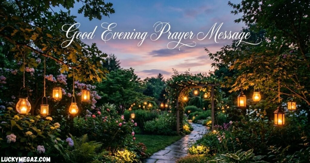 Heartfelt Good Evening Blessings with Good Evening Prayer Message