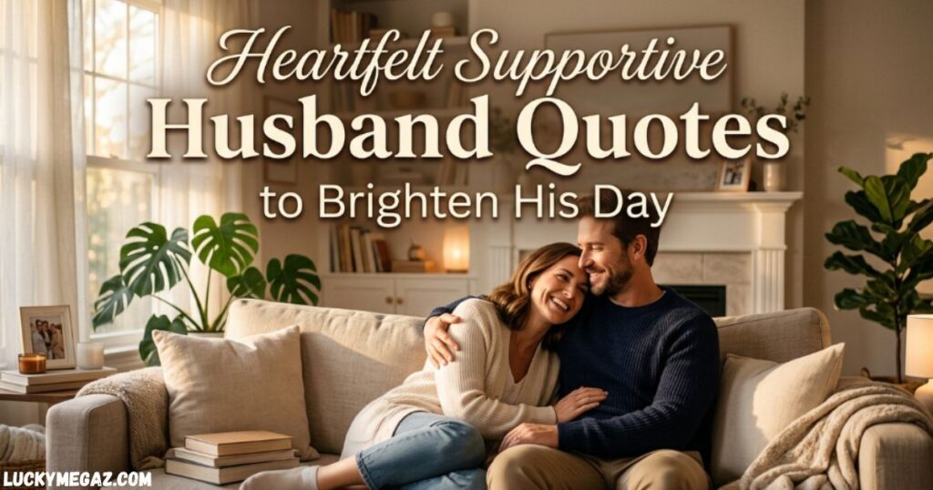 Heartfelt Supportive Husband Quotes to Brighten His Day with husband