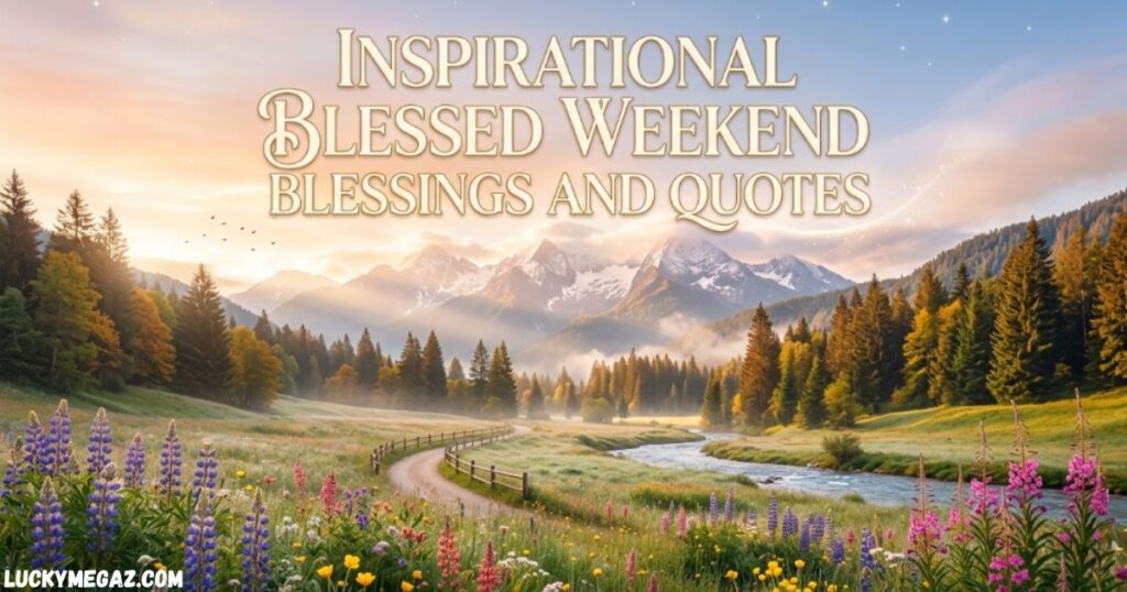 INSPIRATIONAL BLESSED WEEKEND BLESSINGS AND QUOTES WITH BLESSED END OF WEEK