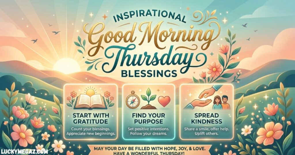 Inspirational Good Morning Thursday Blessings with thursday blessings