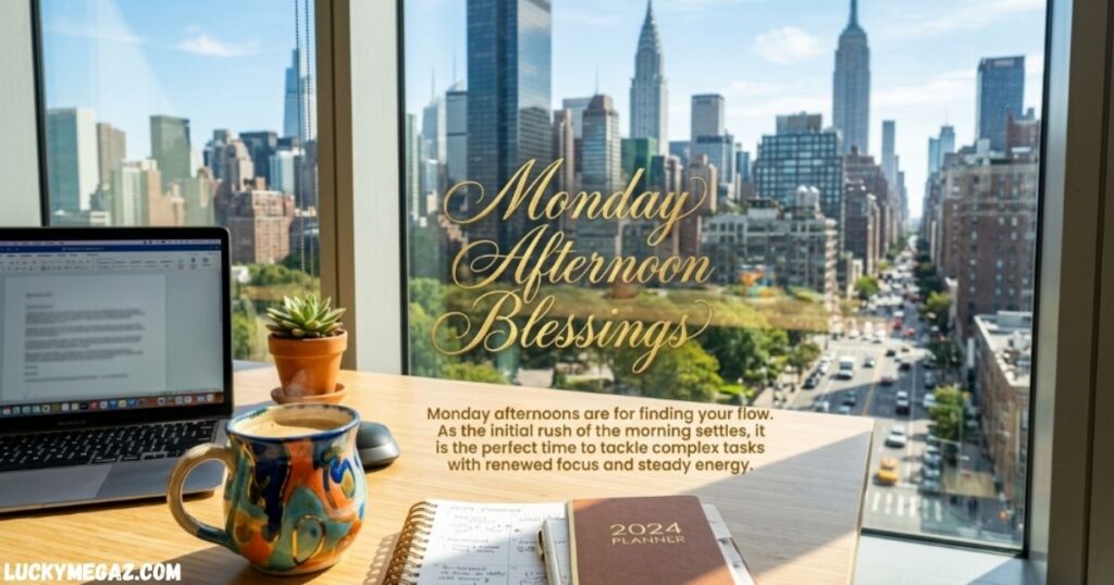 Inspirational Monday Afternoon Blessings with Monday Afternoon Blessings