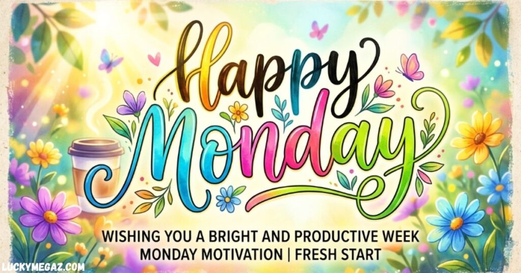 Happy Monday Images – Inspirational Monday Morning Blessings Quote