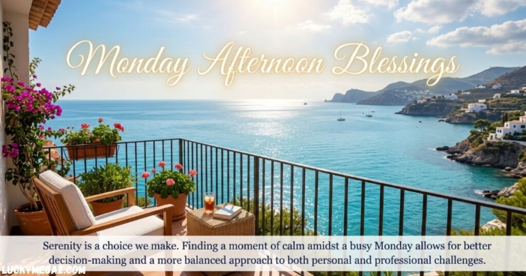 Monday Afternoon Blessings Quotes with Monday Afternoon Blessings