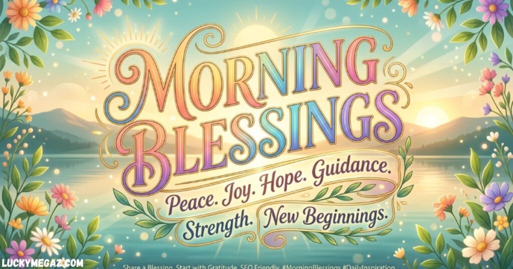 Monday Blessings – Positive Good Morning Blessings