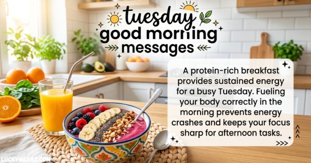 Positive Good Morning Tuesday Blessings with Tuesday Good Morning Messages