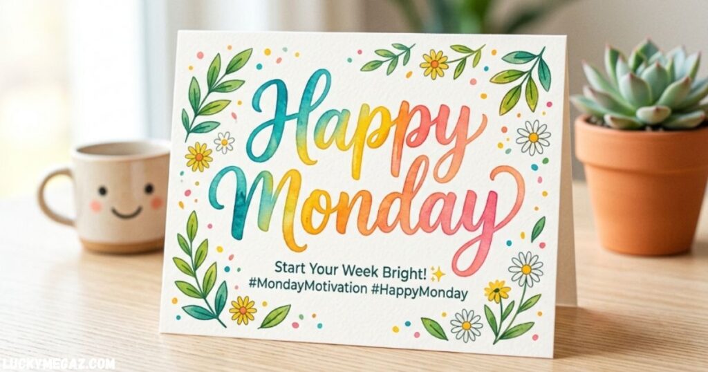 Happy Monday Images – Positive Monday Blessings for the New Week Quote