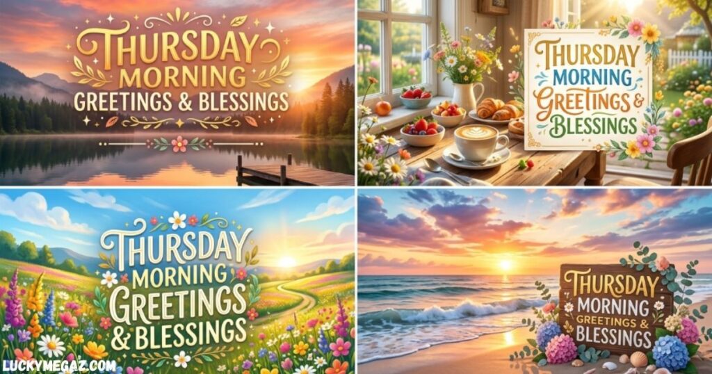 Thursday Morning Greetings and Blessings positive image for uplifting Thursday morning