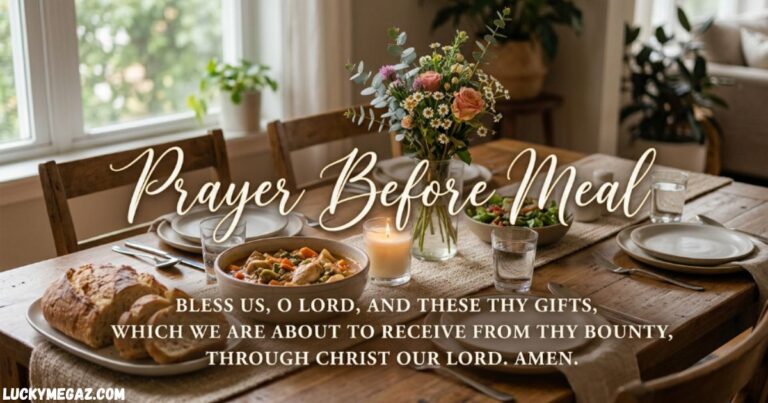 Prayer Before Meal