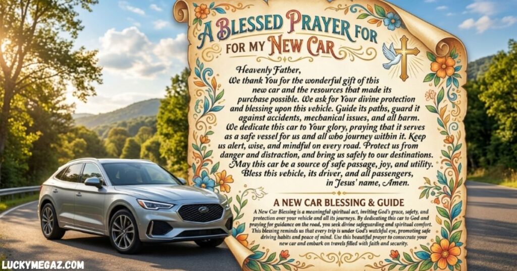 Prayers For A Car with Prayer for New Car Blessing