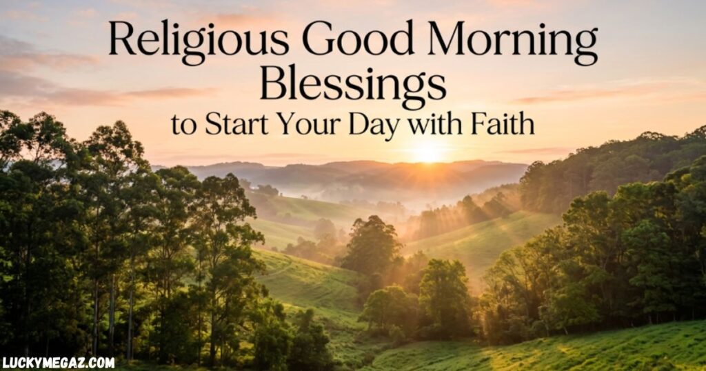 Religious Good Morning Blessings to Start Your Day with Faith with good morning quotes