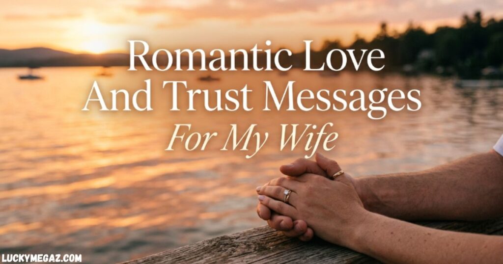 Romantic Love And Trust Messages For My Wife with lovely wife messages