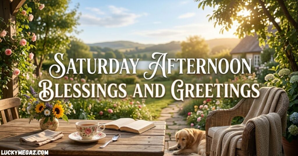 SATURDAY AFTERNOON BLESSINGS AND GREETINGS WITH SATURDAY AFTERNOON
