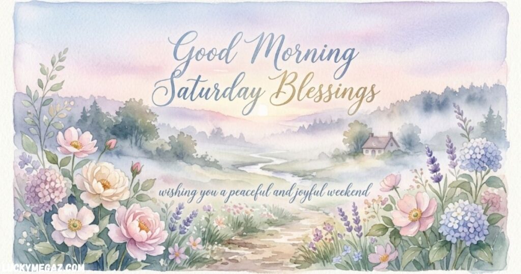 Saturday Morning Blessings and Prayers with Good Morning Saturday Blessings