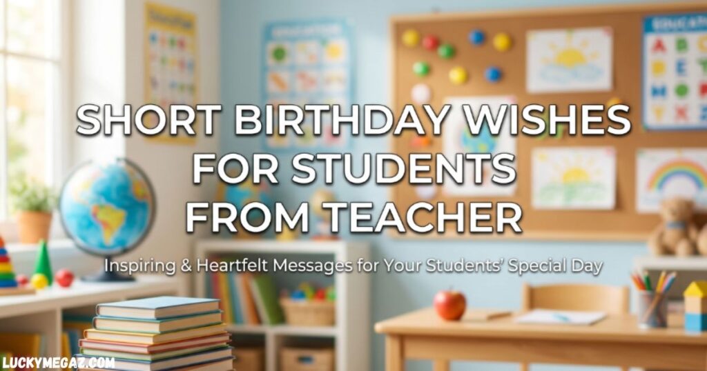 Birthday Wishes for Students – Short Birthday Wishes for Students from Teacher