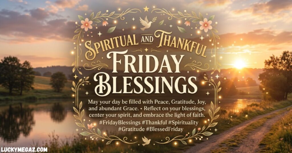 SPIRITUAL AND THANKFUL FRIDAY BLESSINGS WITH BLESSED FRIDAY