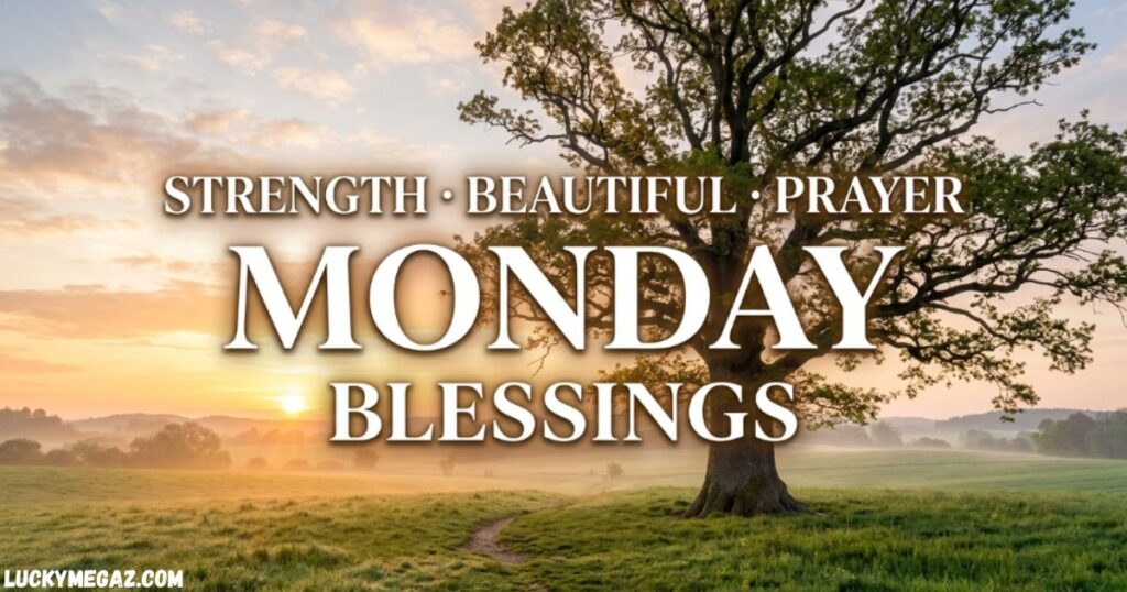 Strength Beautiful Prayer Monday Blessings with monday blessings