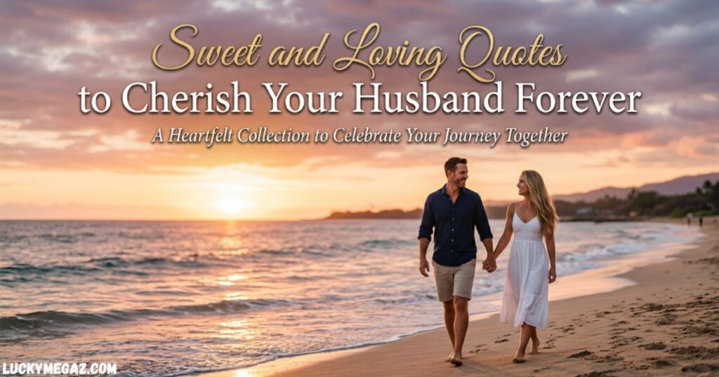 Sweet and Loving Quotes to Cherish Your Husband Forever with favourite person