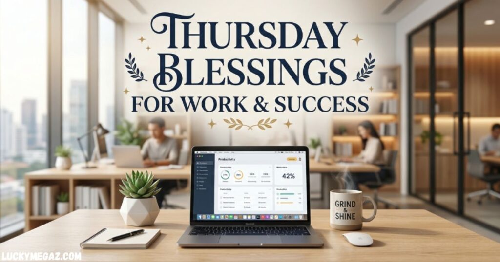 Thursday Blessings For Work And Success with peaceful thursday