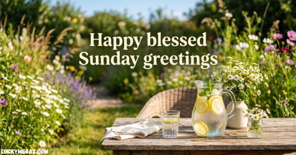 Happy blessed Sunday greetings with sunday greetings of goodness