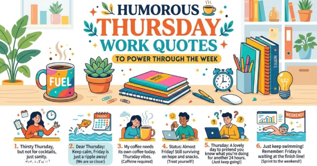 Humorous Thursday Work Quotes to Power Through the Week