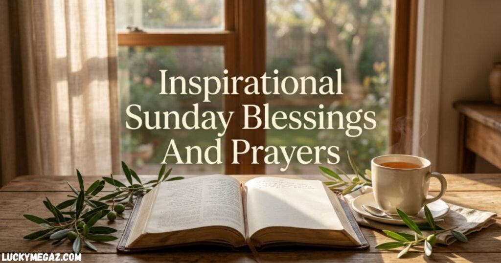Inspirational Sunday Blessings And Prayers with endless goodness