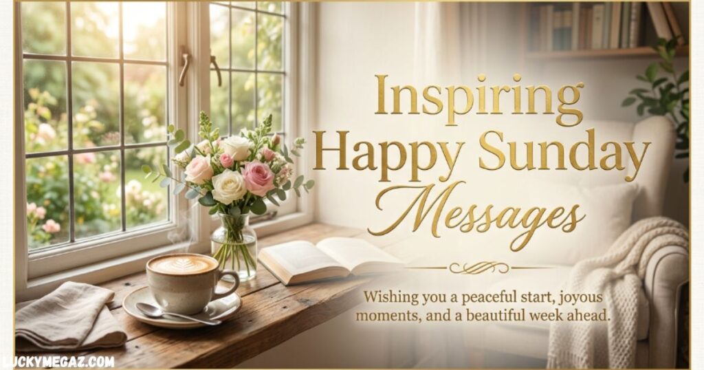Inspiring Happy Sunday Messages with sunday quotes
