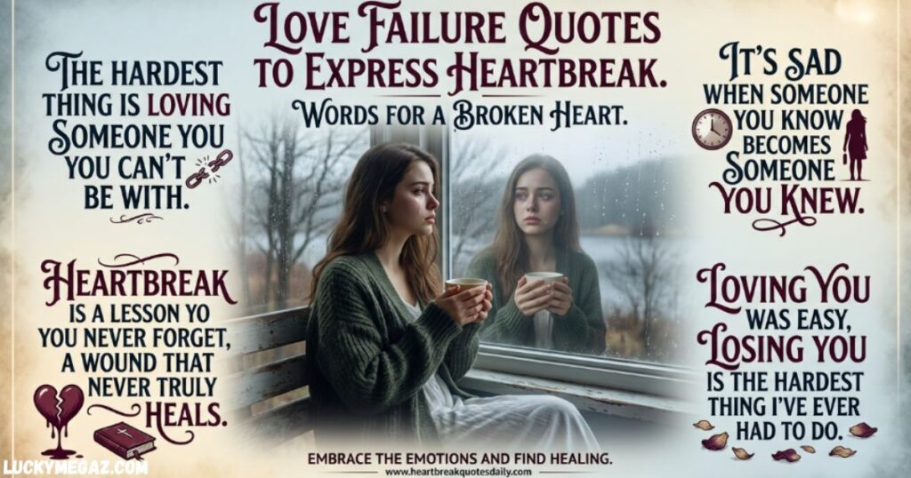 Love Failure Quotes To Express Heartbreak With painful Quotes