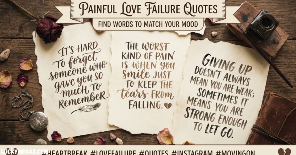 Painful Love Failure Quotes for Instagram to Match Your Mood with sad mood