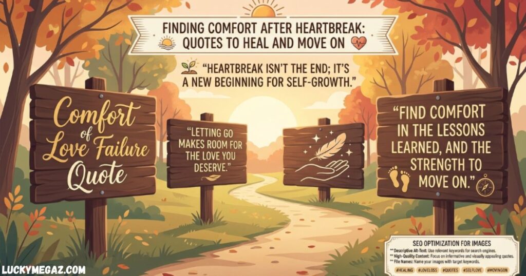 The Comfort of Love Failure Quotes with love failure sad wishes