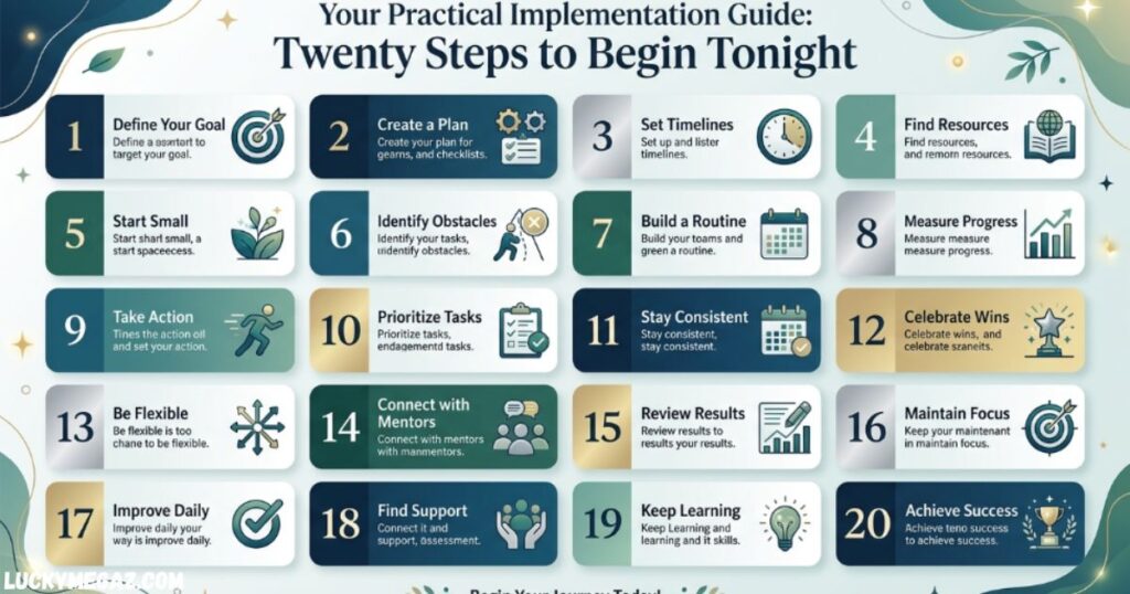Your Practical Implementation Guide: Twenty Steps to Begin Tonight with good night blessings